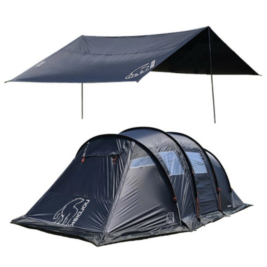 nordisk tech tarp NORDISK-Reisa 6 & Voss 20 PU Tarp Black Edition-WhoWhy International-Japanese Camping Gear