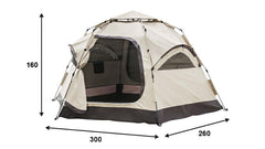 AND·DECO - One - touch Tent 5p szt01 - br - WhoWhy International