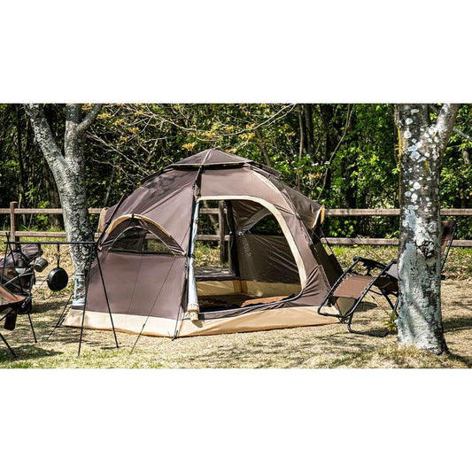 AND·DECO - One - touch Tent 5p szt01 - br - WhoWhy International