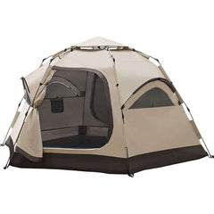 AND·DECO - One - touch Tent 5p szt01 - br - WhoWhy International