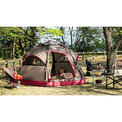 AND·DECO - One - touch Tent 5p szt01 - br - WhoWhy International