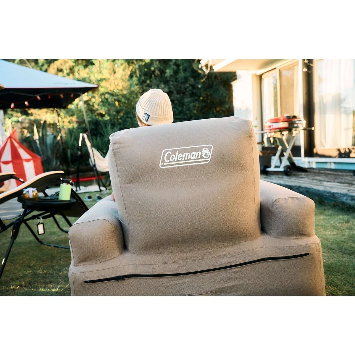 Coleman blow up couch sale