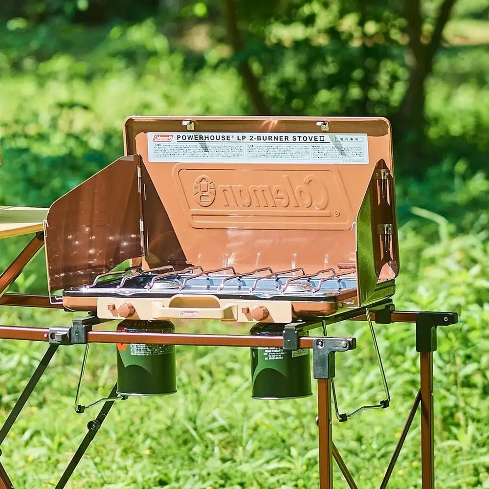 バーベキュー・調理用品 Coleman POWERHOUSE LP 2-BURNER STOVE バーベキュー・調理用品 Coleman POWERHOUSE LP 2-BURNER STOVE