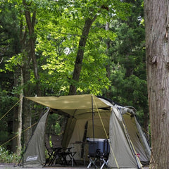 Coleman - Round Screen Two Room House Ground Sheet Set Limited Edition Olive 2210742 - WhoWhy International