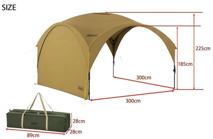 Coleman - TC Party Shade Light/300 with Sidewall 2000038554 Coleman - TC Party Shade Light/300 with Sidewall 2000038554