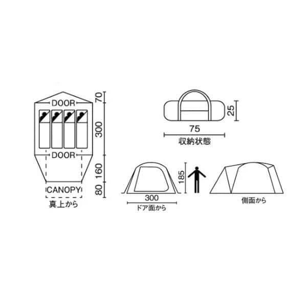 Coleman - Tough Wide Dome IV/300 Limited Edition 2000033499 Coleman - Tough Wide Dome IV/300 Limited Edition 2000033499