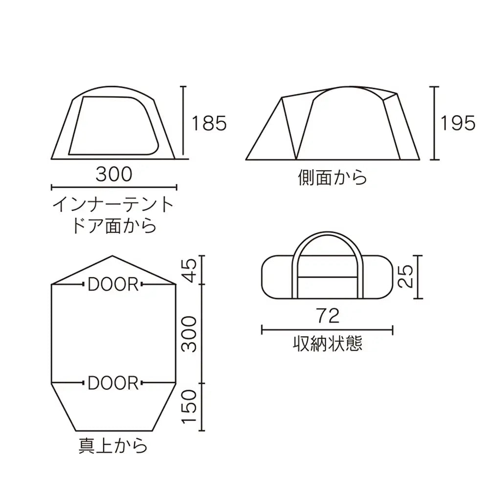 Coleman - Tough Wide Dome V/300 Start Package Limited Edition 2196147 - WhoWhy International