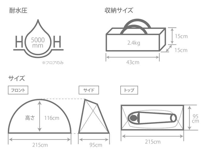 DOD - Fukadume Kangaroo Tent(SS) T1 - 838 - BK - WhoWhy International