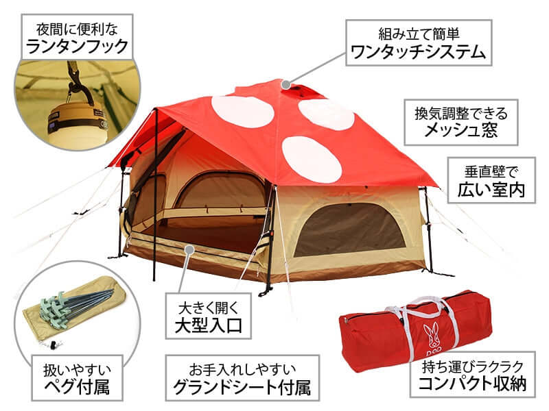 DOD - Kinoko Tent T4 - 610 - RD - WhoWhy International