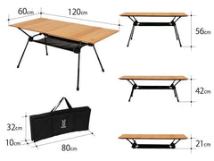 DOD - KYANARY TABLE (L) TB8 - 807 - WD - WhoWhy International