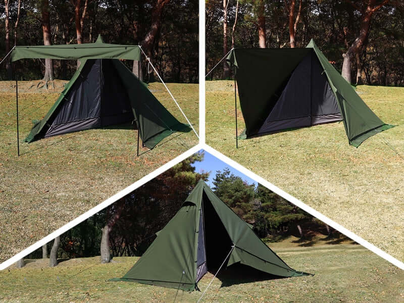 DOD - MUSHA TENT T1 - 819 - KH - WhoWhy International