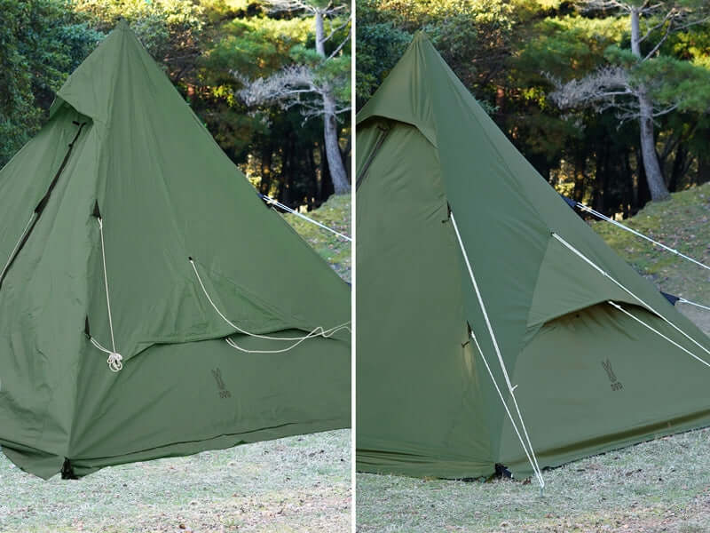 DOD - ONE POLE TENT RX(L) T6 - 817 - KH - WhoWhy International