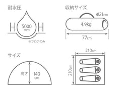 DOD - One Touch Kangaroo Tent(m) T3 - 617 - TN - WhoWhy International