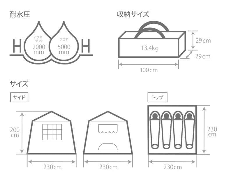 DOD - OUCHI TENT T4 - 825 - BR - WhoWhy International