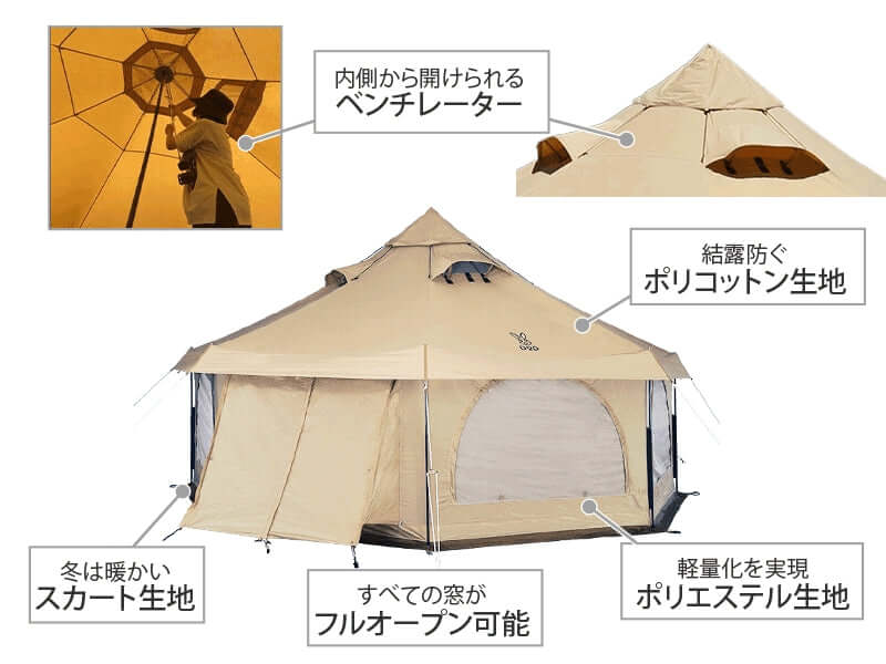 DOD - Takenoko Tent 2 T8 - 795 - KH - WhoWhy International