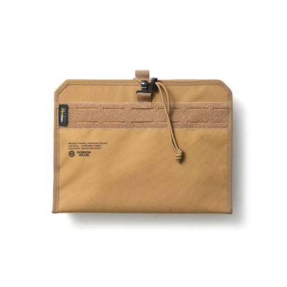 Gordon Miller - Cordura Hanging Pocket Coyote - product photo on white background