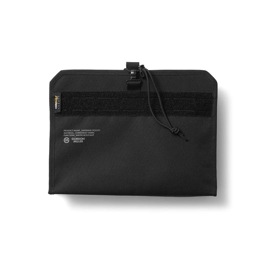 Gordon Miller - Cordura Hanging Pocket Black - product photo on white background