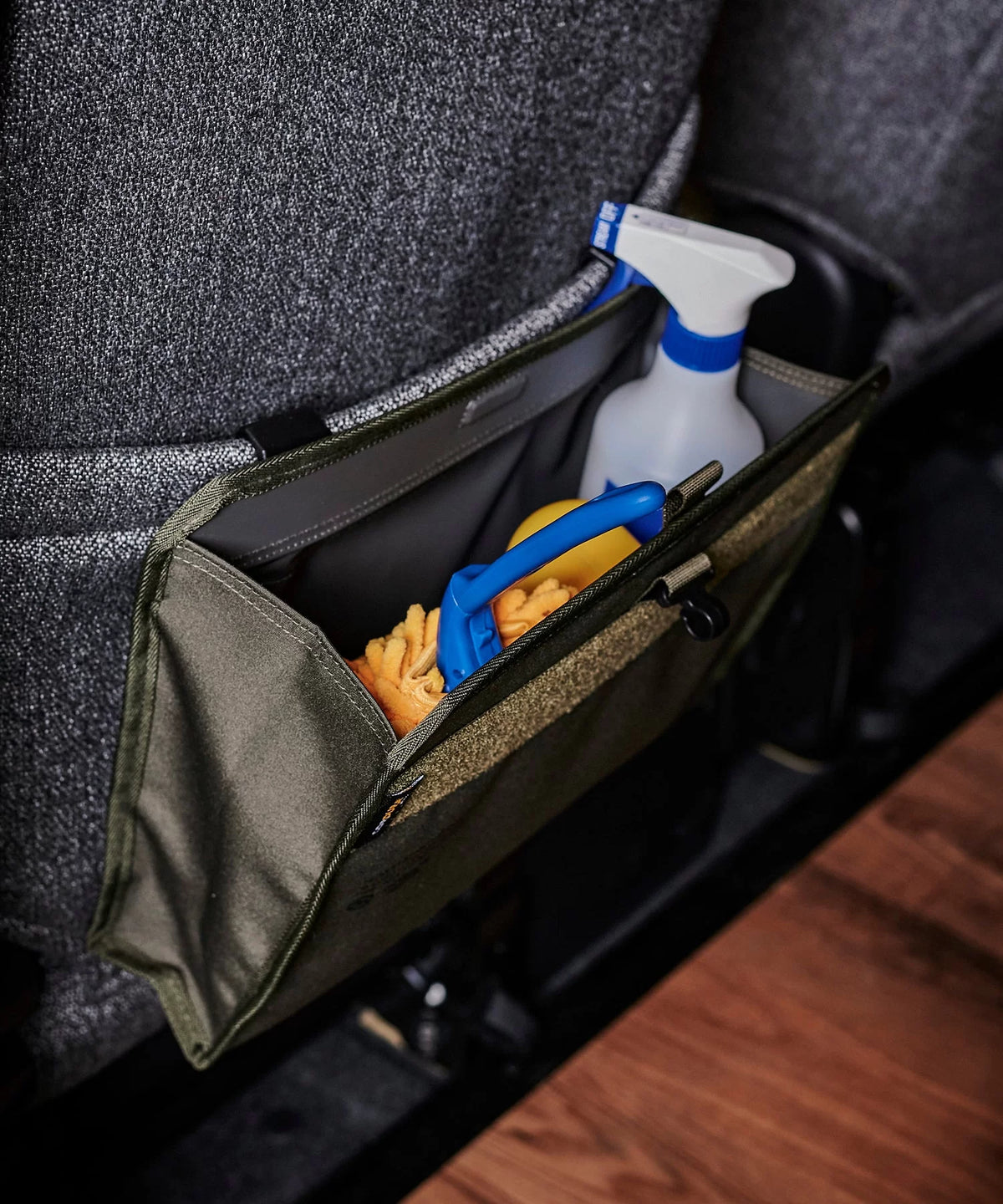 Gordon Miller - Cordura Hanging Pocket - in use