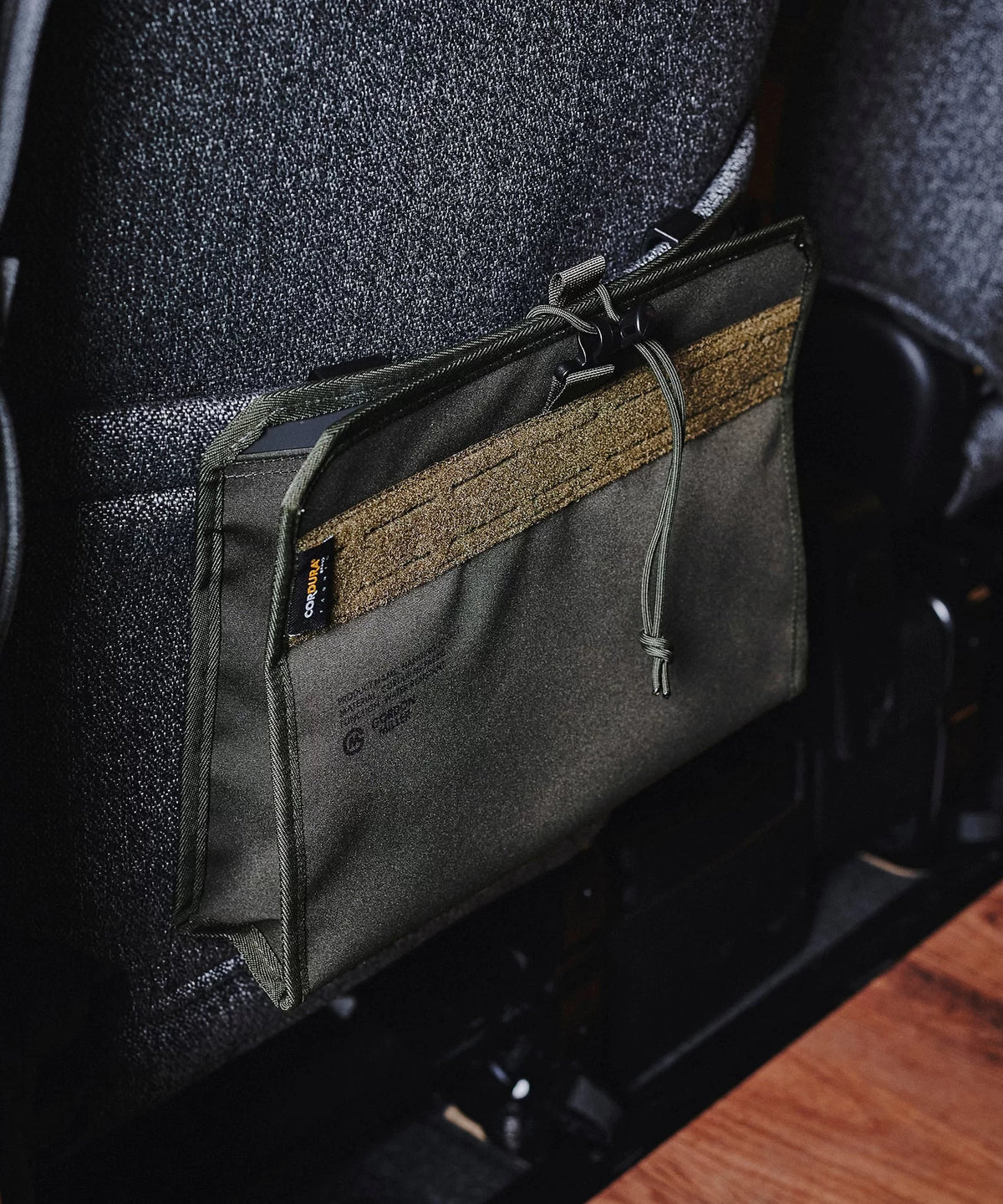 Gordon Miller - Cordura Hanging Pocket - in use