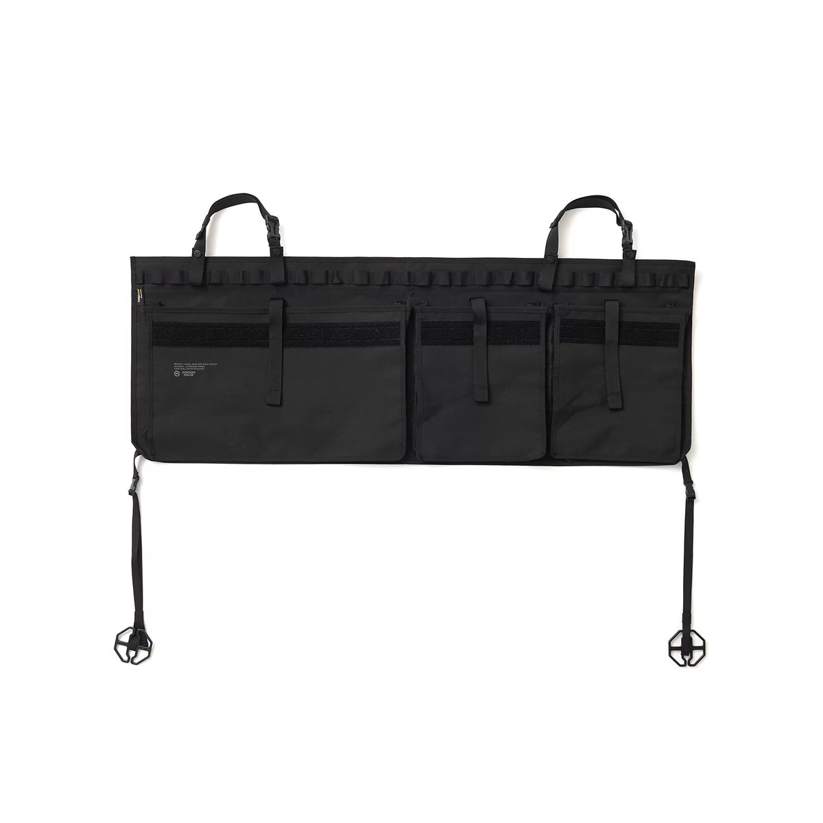 Gordon Miller - Cordura Waterproof Rear Seat Back Pocket Black - product photo on white background