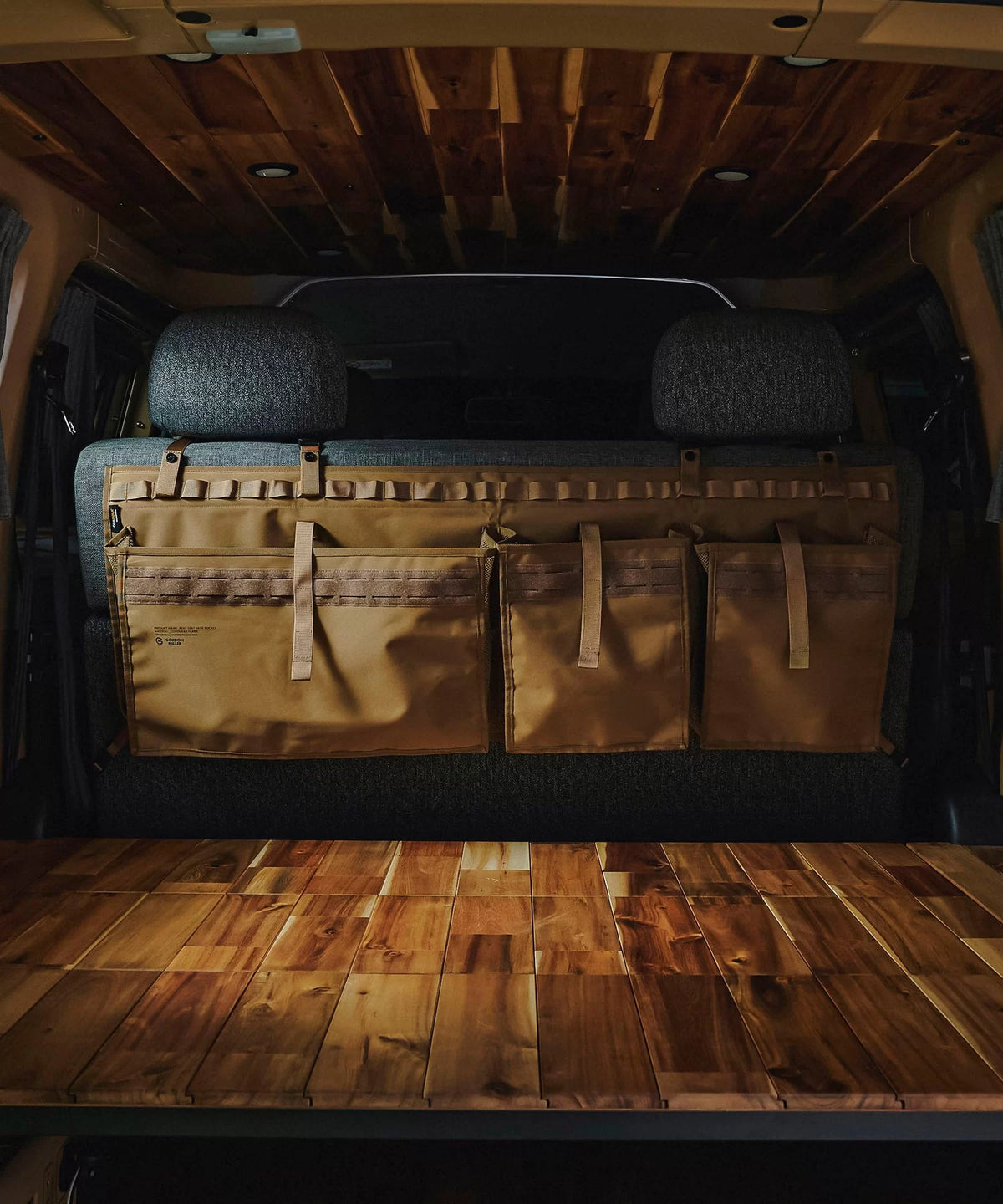 Gordon Miller - Cordura Waterproof Rear Seat Back Pocket - in use
