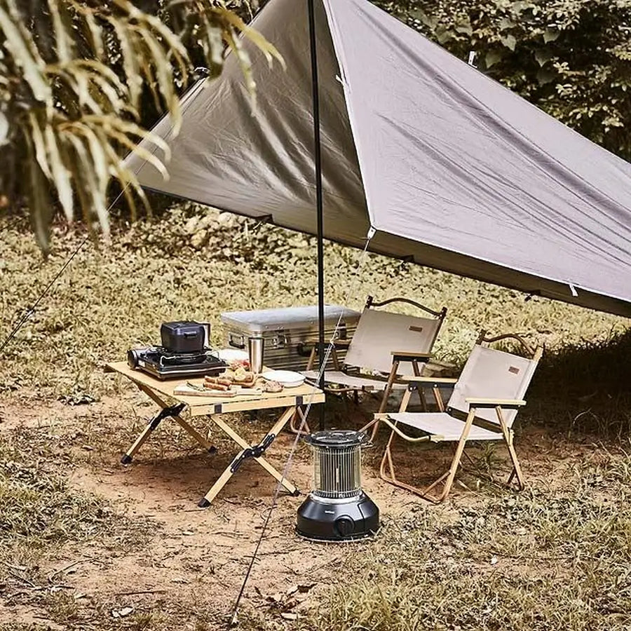 tarp fresh abris fresh Iwatani Cassette Gas Stove Maru-dan, Can Place Kettle, Outdoor, Indoor/Outdoor Dual Use, Stylish, Round Shape, CB-STV-MRD