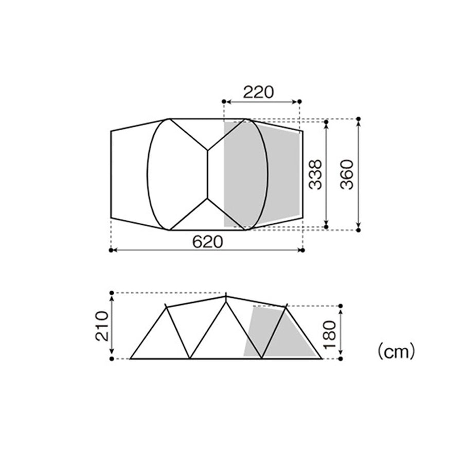 snow peak - Land Nest Shelter TP-259