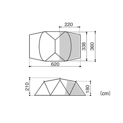 snow peak - Land Nest Shelter TP-259