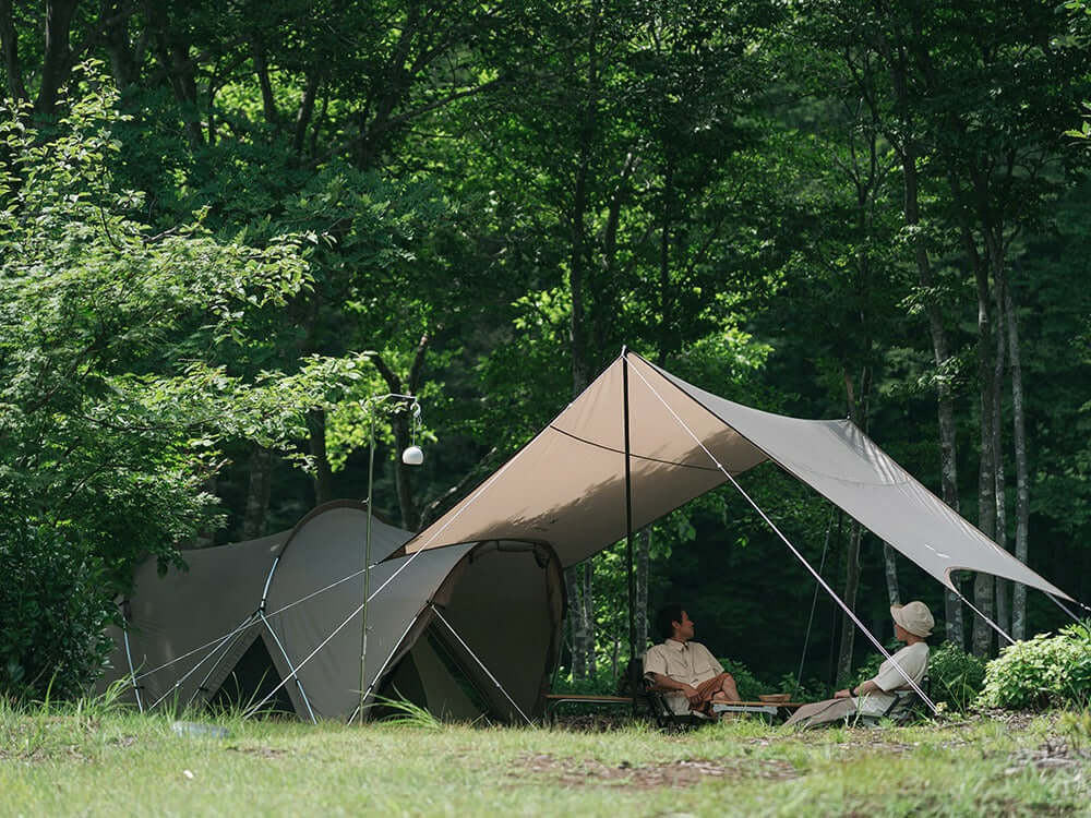 Snow Peak Land Nest Medium 4-person Tent & Tarp Set