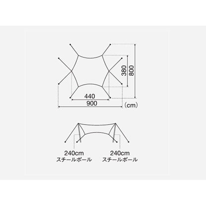 snow peak - Land Nest S Tent Tarp Set SET - 259 - WhoWhy International