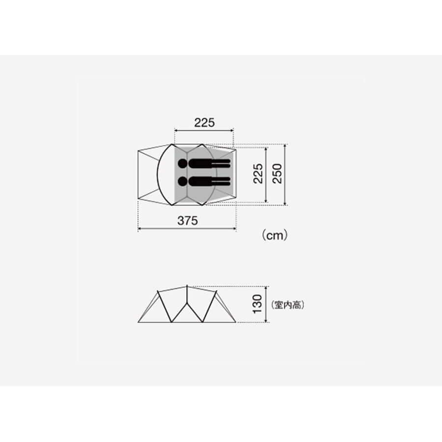 snow peak - Land Nest S Tent Tarp Set SET - 259 - WhoWhy International