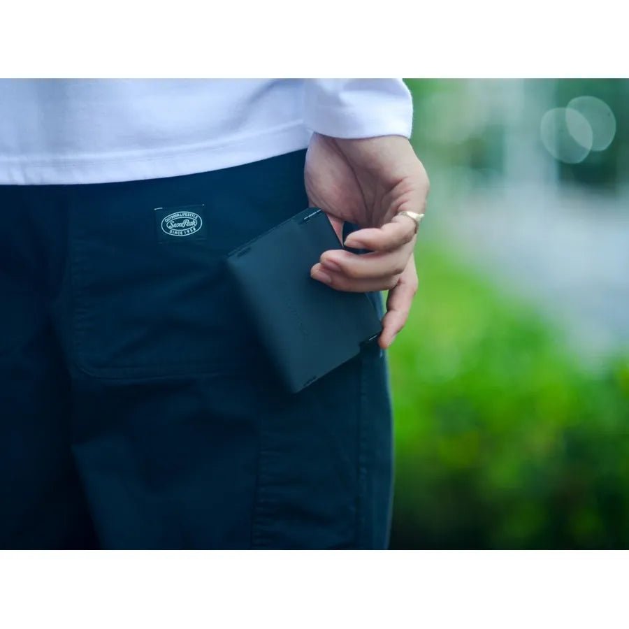 snow peak-Noasobi Minimal Wallet One Black-WhoWhy snow peak-Noasobi Minimal Wallet One Black-WhoWhy