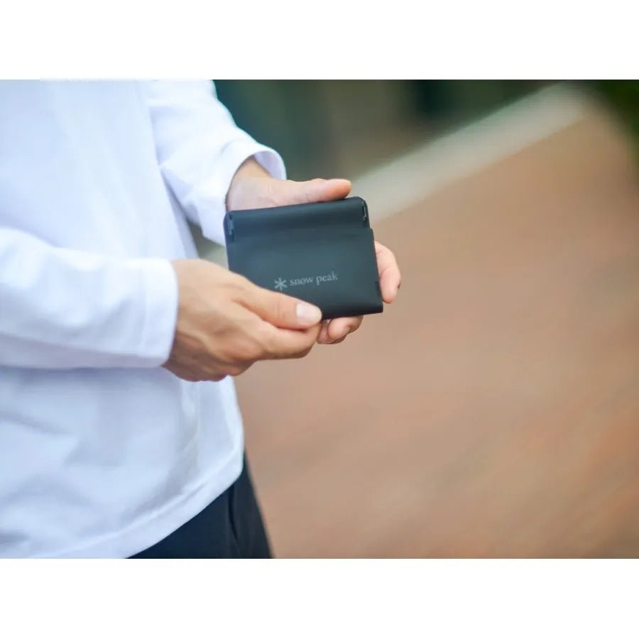 snow peak-Noasobi Minimal Wallet One Black-WhoWhy snow peak-Noasobi Minimal Wallet One Black-WhoWhy