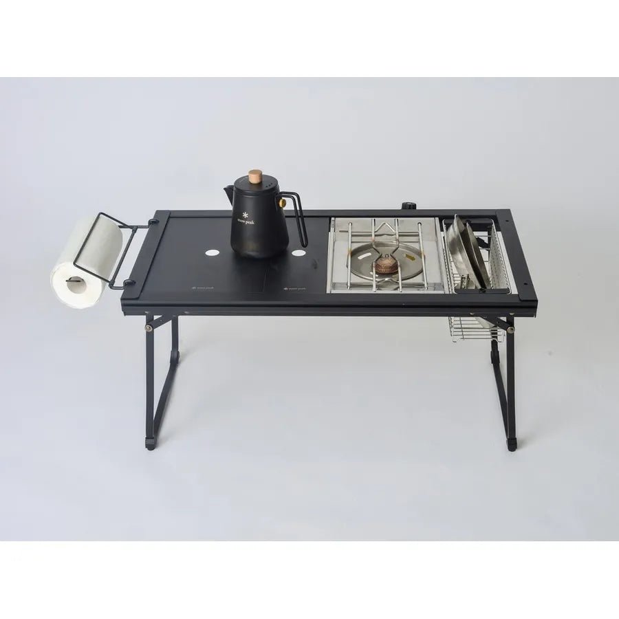 snow peak - Stainless Steel Tray 1 Unit Black FES - 085 - BK - WhoWhy International