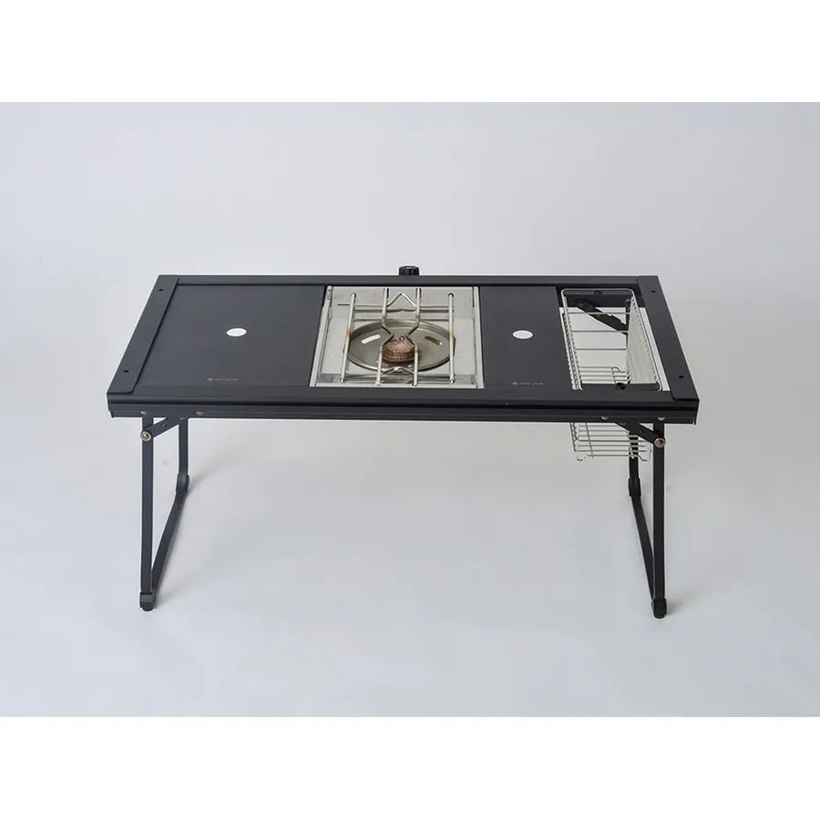 snow peak - Stainless Steel Tray 1 Unit Black FES - 085 - BK - WhoWhy International