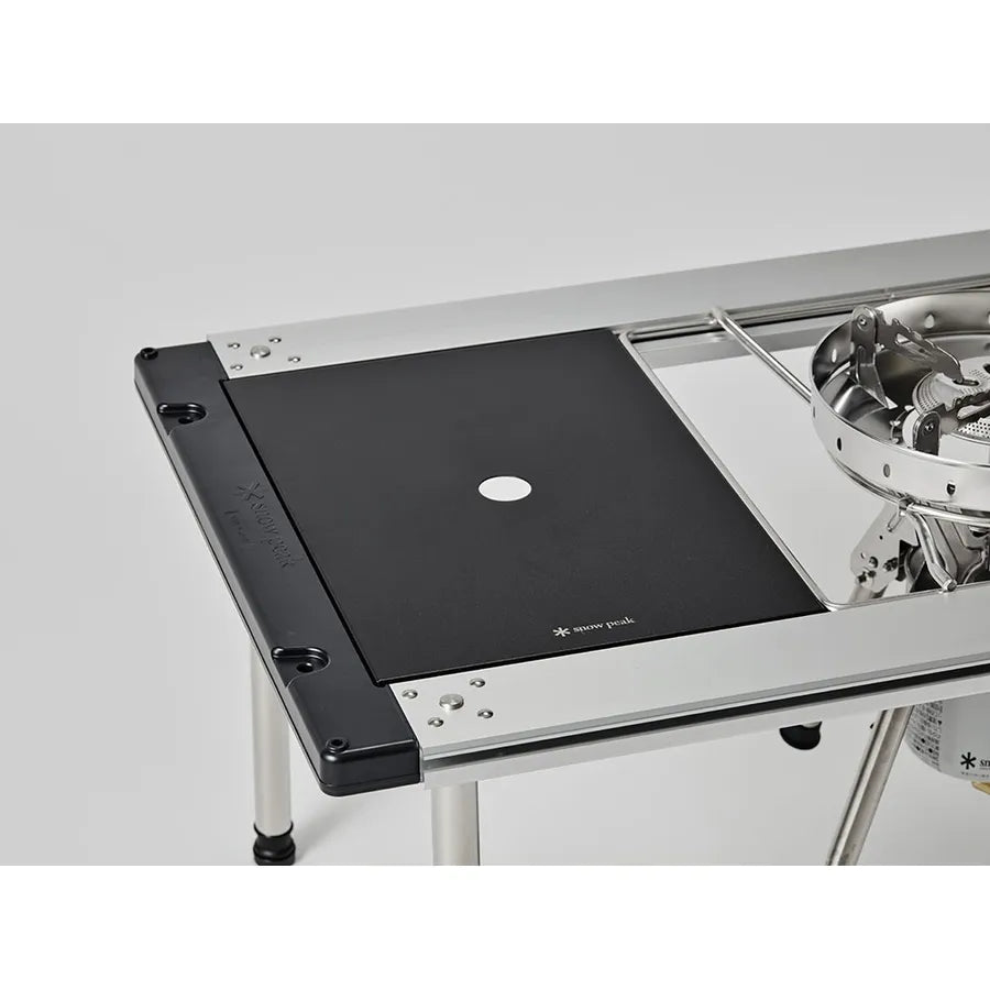 snow peak - Stainless Steel Tray 1 Unit Black FES - 085 - BK - WhoWhy International
