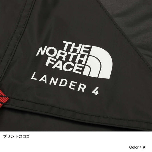 The North Face - Footprint / LANDER 4 (2023 renewal) NN32307 K - WhoWhy International