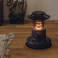 TOYOTOMI - Smoked Glass Round Stove Dark Gray RL - F2500(H) - WhoWhy International