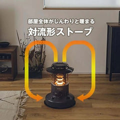 TOYOTOMI - Smoked Glass Round Stove Dark Gray RL - F2500(H) - WhoWhy International