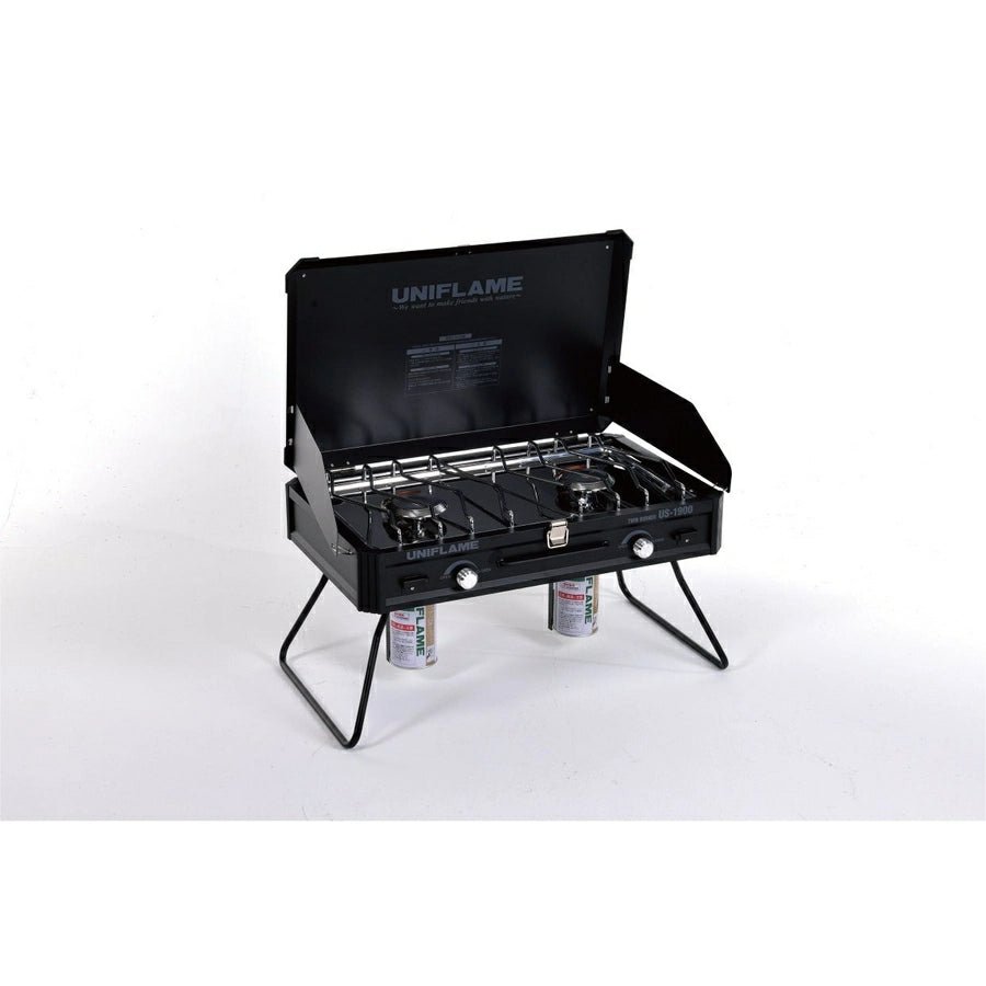 Uniflame-Twin Burner US-1900 Black LTD-WhoWhy International Uniflame-Twin Burner US-1900 Black LTD-WhoWhy International