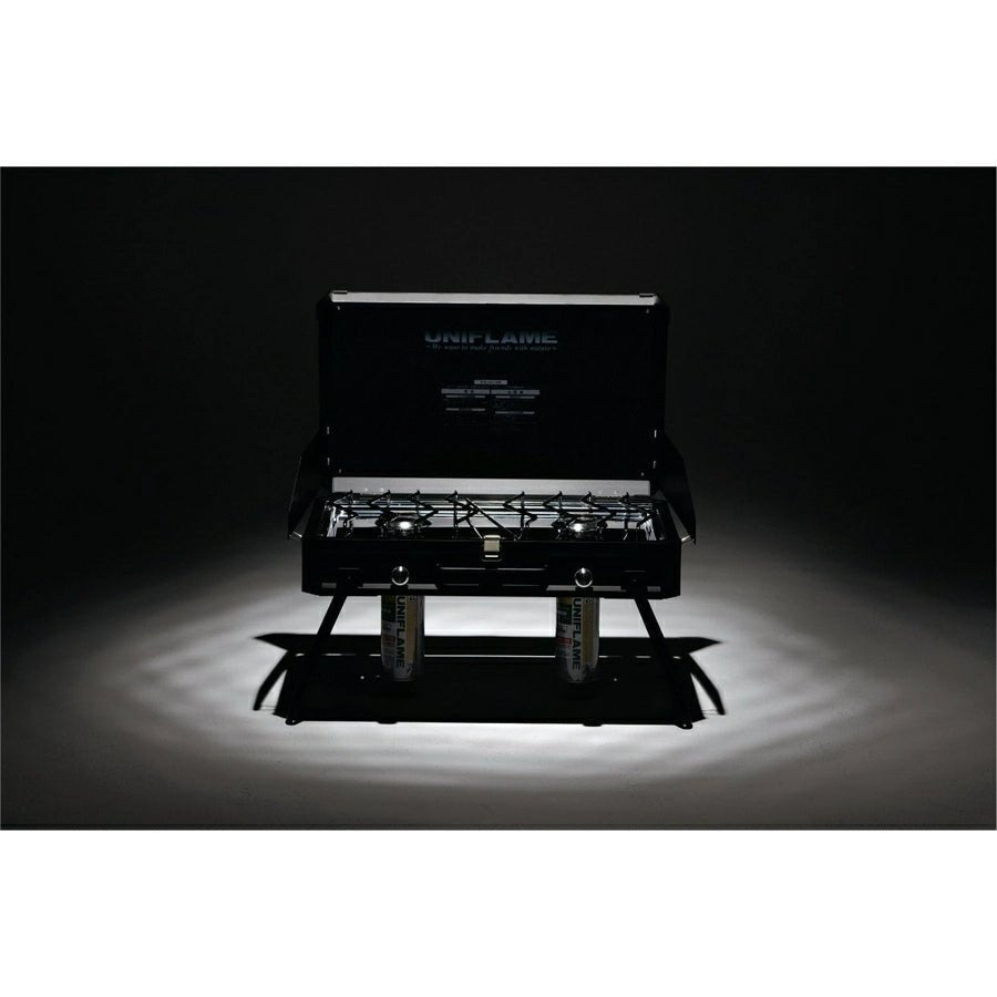 Uniflame-Twin Burner US-1900 Black LTD-WhoWhy International Uniflame-Twin Burner US-1900 Black LTD-WhoWhy International