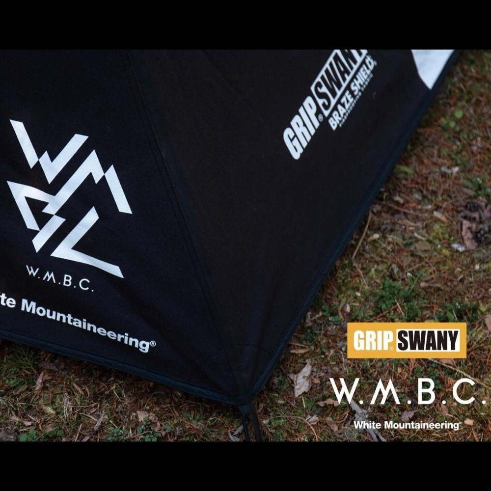 White Mountaineering × GRIP SWANY - FIREPROOF GS TENT / BLACK Collaboration BC2371801 - WhoWhy International