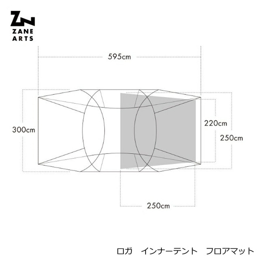 ZANE ARTS-ROGA Inner Tent Floor Mat-WhoWhy International-Japanese ZANE ARTS-ROGA Inner Tent Floor Mat-WhoWhy International-Japanese