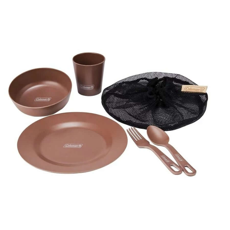 Coleman - Organic Tableware Set Personal 2000038931-Quality Foreign Outdoor and Camping Equipment-WhoWhy