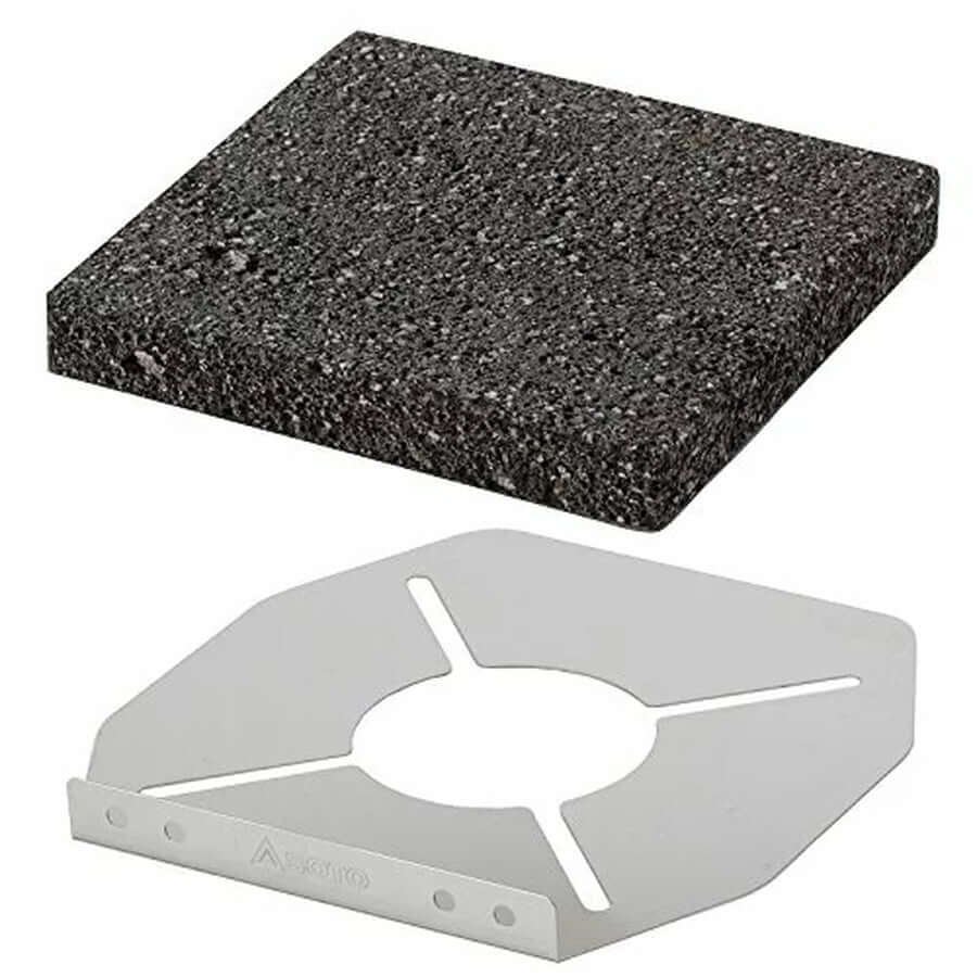 SOTO - Lava Stone Plate for Regulator Stove ST-3102-Quality Foreign Outdoor and Camping Equipment-WhoWhy