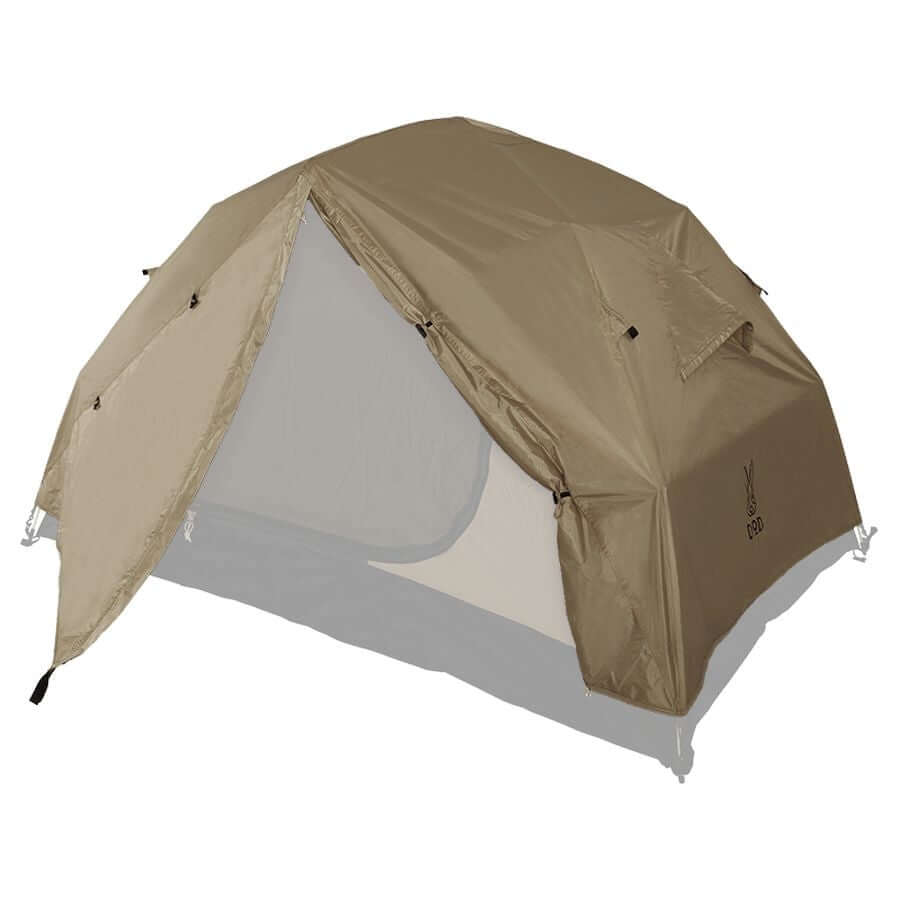 DOD - One Touch Fly Sheet For Kangaroo Tent(s) TF2-618-TN-Quality Foreign Outdoor and Camping Equipment-WhoWhy