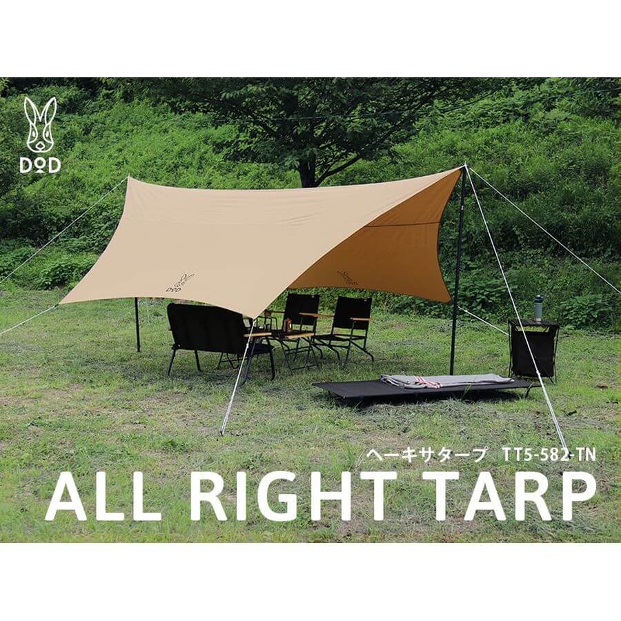 DOD - All Right Tarp TT5-582-TN-Quality Foreign Outdoor and Camping Equipment-WhoWhy