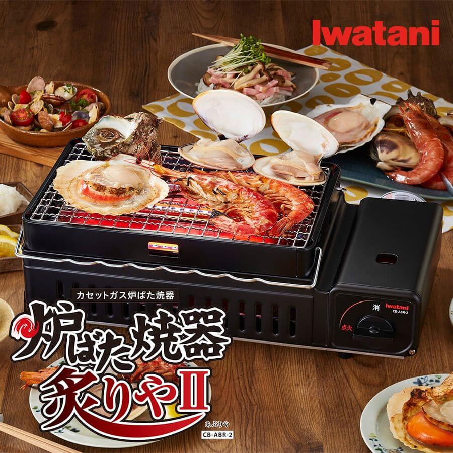 IWATANI Multi Smokeless Yakiniku Takoyaki BBQ Grill Portable