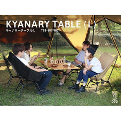 DOD - KYANARY TABLE (L) TB8-807-WD-Quality Foreign Outdoor and Camping Equipment-WhoWhy