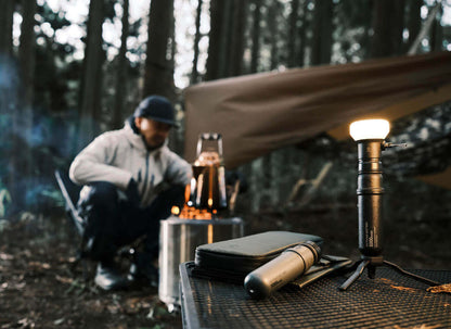 ELECOM - NESTOUT Bubble type LED Lantern LAMP-1 DE-NEST-GLP01BK-Quality Foreign Outdoor and Camping Equipment-WhoWhy